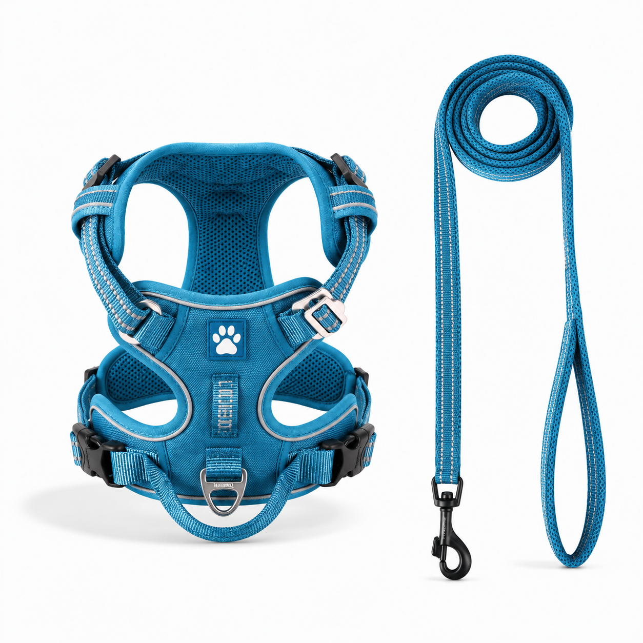Reflective Pet Harness & Leash Set