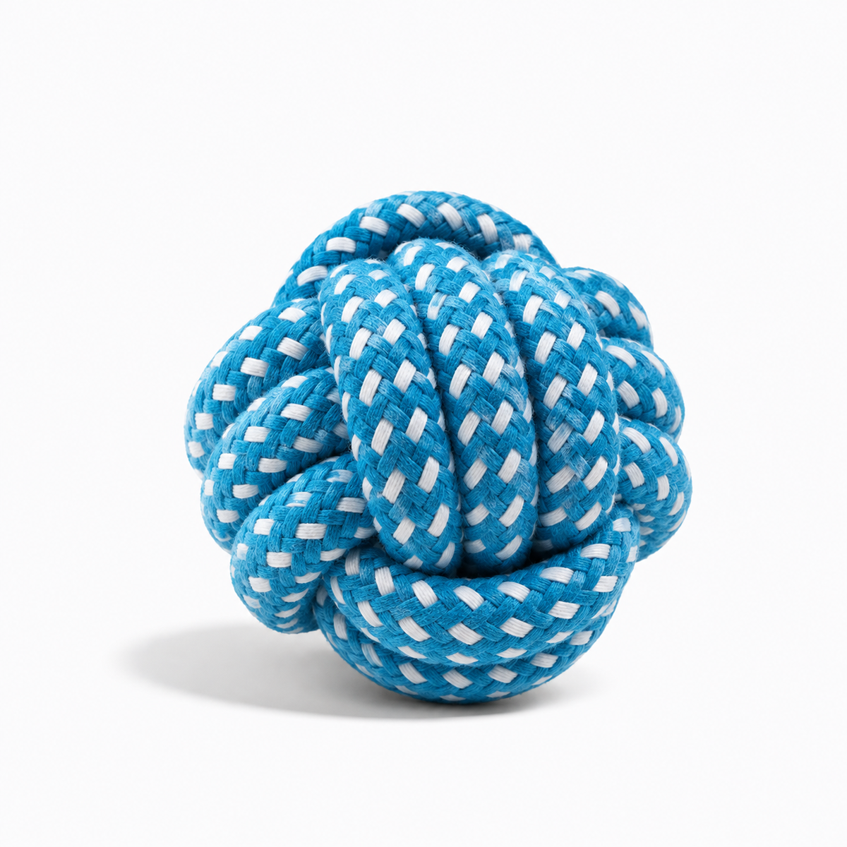 Braided Cotton Rope Ball Dog Toy – 2.4"