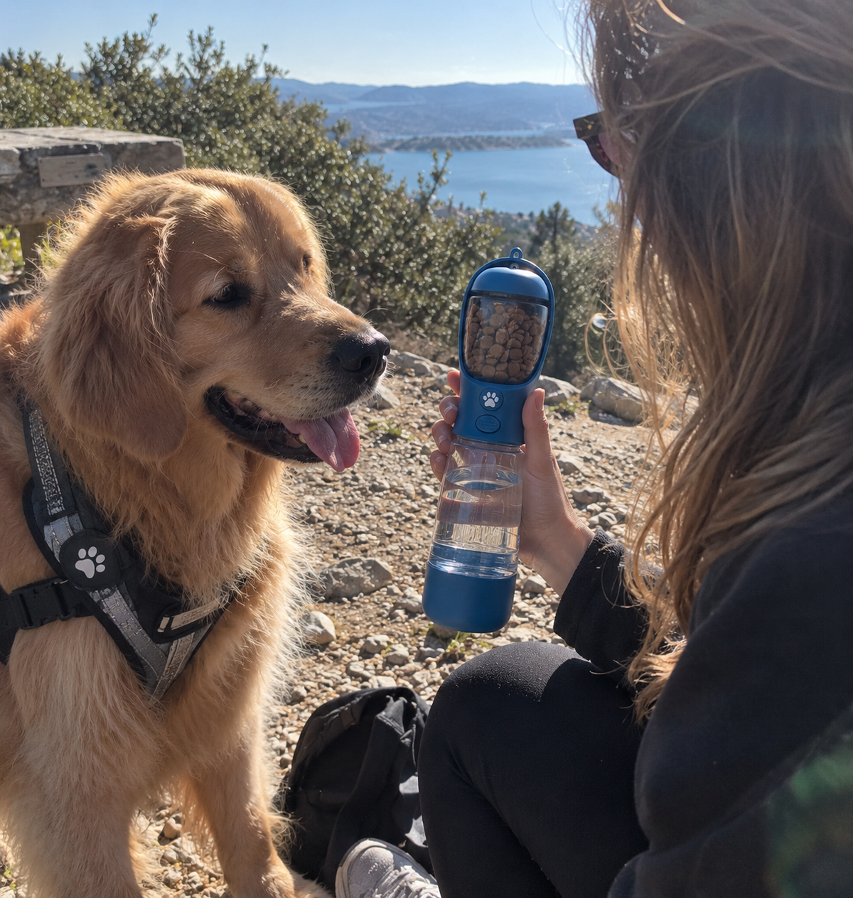 3-in-1 Pet Travel Water Bottle